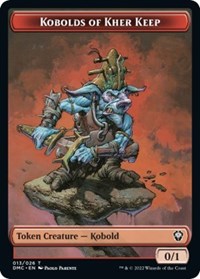 Kobolds of Kher Keep Token (13) [Commander: Dominaria United]