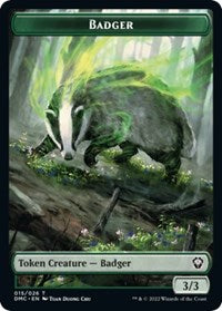 Badger Token (15) [Commander: Dominaria United]