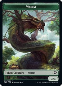 Wurm Token (19) [Commander: Dominaria United]