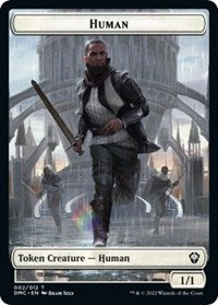 Human // Snake Double-Sided Token (2 // 11) [Commander: Dominaria United]