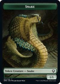 Snake // Egg Double-Sided Token (11 // 8) [Commander: Dominaria United]