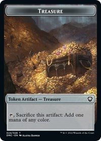 Treasure Token (24) [Commander: Dominaria United]