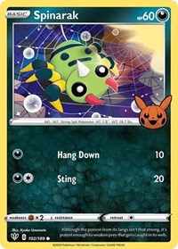 Spinarak (102/189) [Trick or Trade BOOster Bundle]