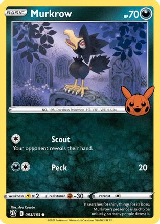 Murkrow 093/163  Trick or Trade BOOster Bundle - Promo