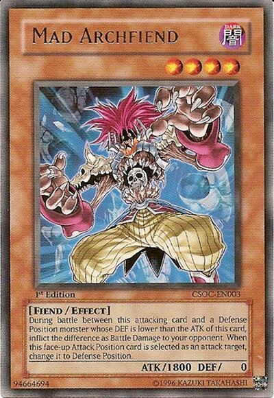 Mad Archfiend (CSOC-EN003) [Crossroads of Chaos]