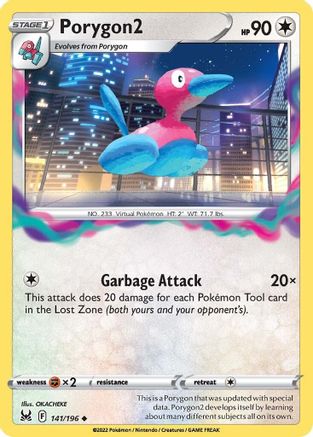 Porygon2 141/196  SWSH11 Lost Origin - Uncommon
