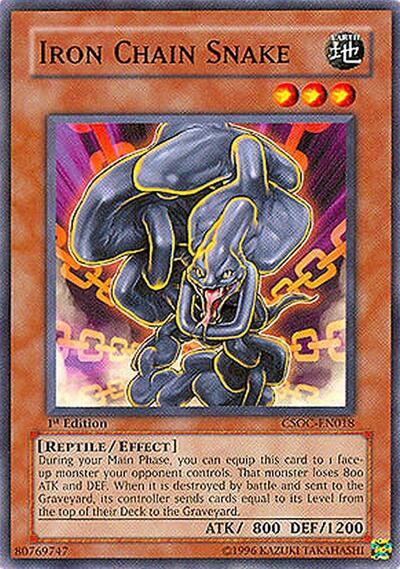 Iron Chain Snake (CSOC-EN018) [Crossroads of Chaos]
