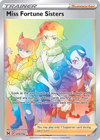 Miss Fortune Sisters (Secret) (209/196) [SWSH11: Lost Origin]