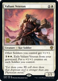 Valiant Veteran (38) [Prerelease Cards]