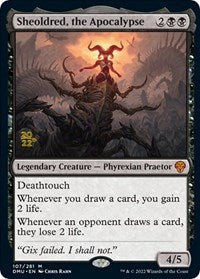 Sheoldred, the Apocalypse (107) [Prerelease Cards]