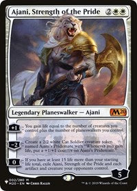 Ajani, Strength of the Pride (002/280) [The List Reprints]