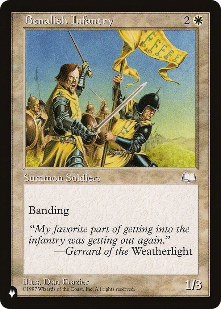 Benalish Infantry [The List Reprints]