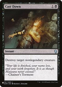 Cast Down (DOM) (081/269) [The List Reprints]