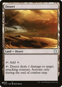 Desert (233/062) [The List Reprints]