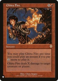 Ghitu Fire (144/350) [The List Reprints]
