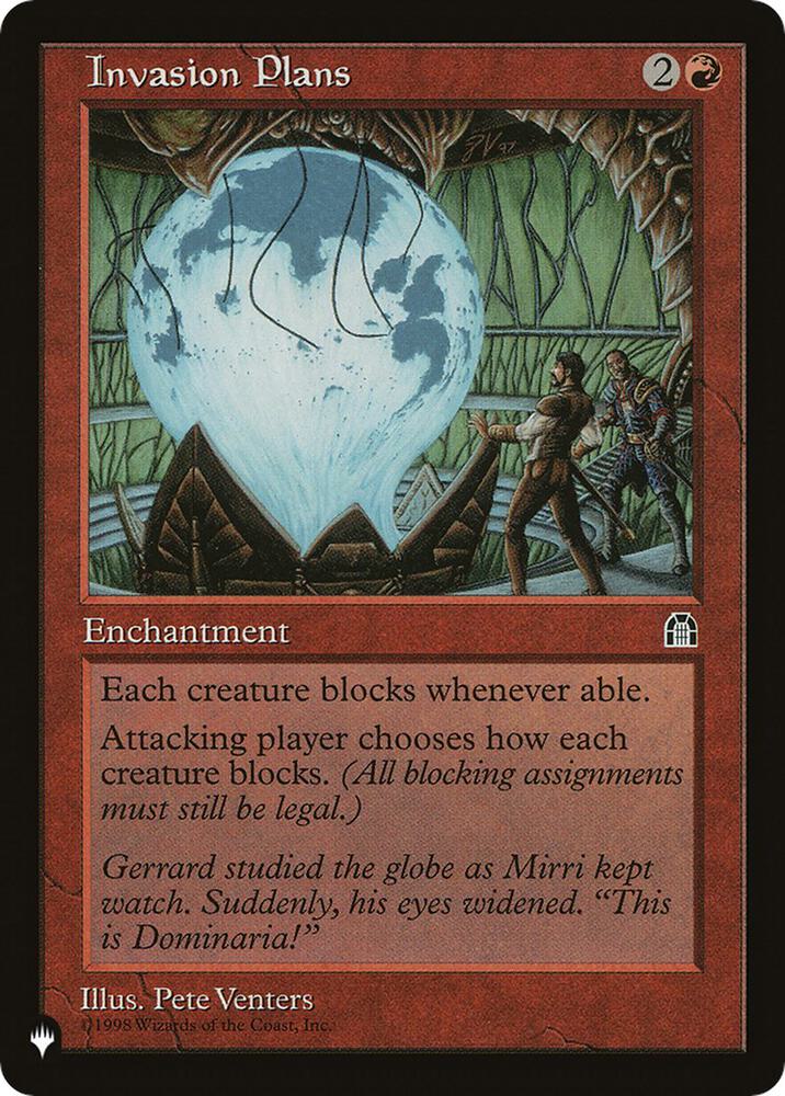 Invasion Plans [The List Reprints]