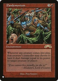 Pandemonium (EXO) (93/143) [The List Reprints]