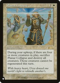 Planar Collapse (18/143) [The List Reprints]