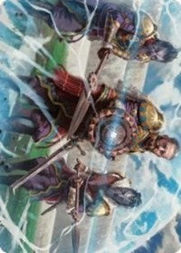 Argivian Phalanx Art Card (3) [Art Series: Dominaria United]