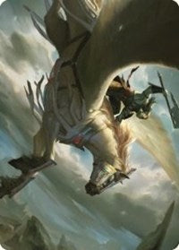 Cleaving Skyrider Art Card (5) [Art Series: Dominaria United]