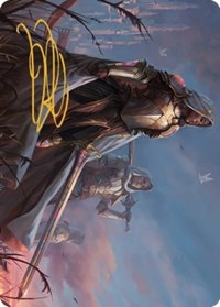 Danitha, Benalia's Hope Art Card (Gold-Stamped Signature) (6) [Art Series: Dominaria United]