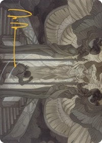Prayer of Binding Art Card (Gold-Stamped Signature) (12) [Art Series: Dominaria United]