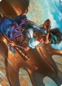Talas Lookout Art Card (17) [Art Series: Dominaria United]