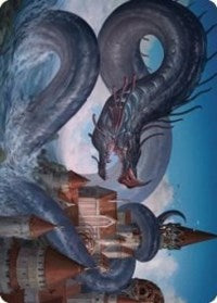 Tolarian Terror Art Card (18) [Art Series: Dominaria United]