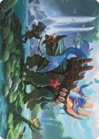 Vodalian Mindsinger Art Card (21) [Art Series: Dominaria United]