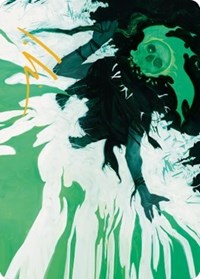 Bone Splinters Art Card (Gold-Stamped Signature) (22) [Art Series: Dominaria United]