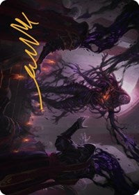 Braids, Arisen Nightmare Art Card (23/81) (Gold-Stamped Signature) (23) [Art Series: Dominaria United]