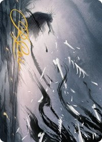 Shadow Prophecy Art Card (Gold-Stamped Signature) (25) [Art Series: Dominaria United]
