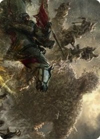 Writhing Necromass Art Card (27) [Art Series: Dominaria United]
