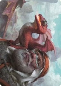 Dragon Whelp Art Card (29) [Art Series: Dominaria United]