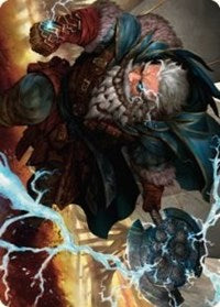 Electrostatic Infantry Art Card (30) [Art Series: Dominaria United]
