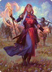Jaya, Fiery Negotiator Art Card (34/81) (34) [Art Series: Dominaria United]