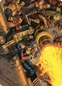 Mana Cannons Art Card (36) [Art Series: Dominaria United]