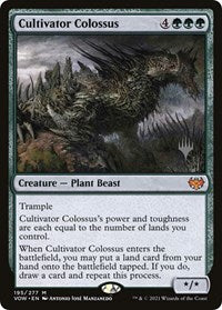 Cultivator Colossus (195) [Promo Pack: Dominaria United]