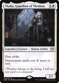 Thalia, Guardian of Thraben (38) [Promo Pack: Dominaria United]