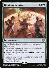 Glorious Sunrise (200) [Promo Pack: Dominaria United]
