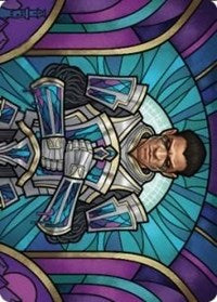 Aron, Benalia's Ruin Art Card (43) [Art Series: Dominaria United]