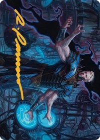 Ertai Resurrected Art Card (Gold-Stamped Signature) (45) [Art Series: Dominaria United]