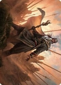 Hazezon, Shaper of Sand Art Card (46) [Art Series: Dominaria United]