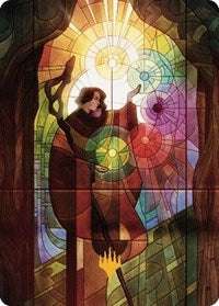 Jodah, the Unifier Art Card (Gold-Stamped Signature) (49) [Art Series: Dominaria United]