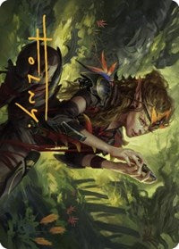 Meria, Scholar of Antiquity Art Card (Gold-Stamped Signature) (50) [Art Series: Dominaria United]