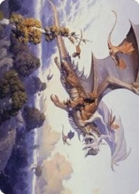 Rith, Liberated Primeval Art Card (52) [Art Series: Dominaria United]