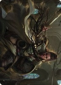 Shanna, Purifying Blade Art Card (55/81) (55) [Art Series: Dominaria United]