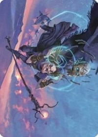 Zur, Eternal Schemer Art Card (56/81) (56) [Art Series: Dominaria United]
