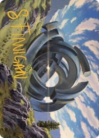 Thran Portal Art Card (Gold-Stamped Signature) (60) [Art Series: Dominaria United]
