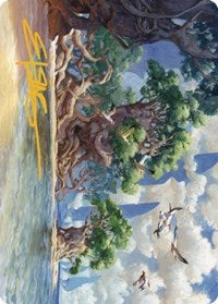 Yavimaya Coast Art Card (Gold-Stamped Signature) (61) [Art Series: Dominaria United]